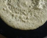 A picture of step 3 of Moong dal cheela.
