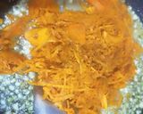 A picture of step 2 of Kacchi haldi ki sabji.