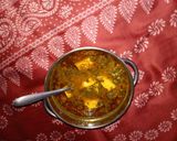 A picture of step 8 of Paneer Chaman.