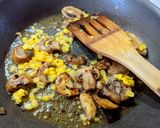মাশরুম পাস্তা ইন আলফ্রেডো সস (mushroom pasta in alfredo sauce recipe in Bengali) রেসিপি ধাপ - 3 ছবি