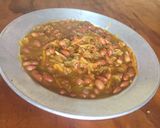 A picture of step 4 of Beans with chayote.
