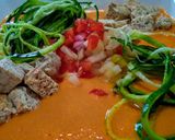 Foto del paso 9 de la receta: GAZPACHO Con Tallarines de Calabacín...!