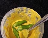 A picture of step 1 of Mirchi Pakode.