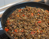 Foto del paso 3 de la receta: Revuelto de morcilla con piquillo