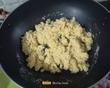 A picture of step 3 of Red Dragon Fruit Coconut Burfi.