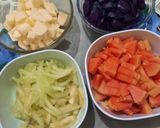 Foto langkah ke 1 dari resep Es Buah Mandi Susu ala Dapur Rumah😋.