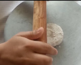 A picture of step 3 of Soft Chapati with new method.