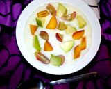 A picture of step 8 of Tapioca cereal and fruits.
