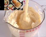 A picture of step 2 of Chocolate condensed milk buttercream.