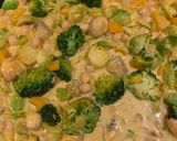 A picture of step 4 of Creamy leftover veggie curry.