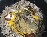صورة لخطوة 3 من وصفة بف باستري بحشوة لحم مفروم وباذنجان