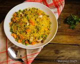 A picture of step 9 of Vegetable Pulao.