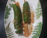 A picture of step 3 of Korean Style cucumber.