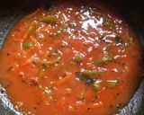 A picture of step 8 of Bread Upma.