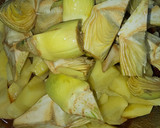Foto del paso 5 de la receta: Estofado de alcachofas, patatas y langostinos