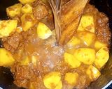 A picture of step 8 of Beef Aloo Gosht.
