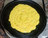 A picture of step 4 of Sweet Corn Cheela.