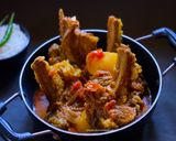 A picture of step 11 of Handi Mutton.