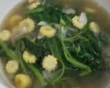 Foto langkah ke 4 dari resep Sayur Bayem jagung muda.