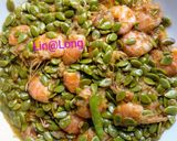 Foto langkah ke 4 dari resep Udang tumis Petai Cina🦐.