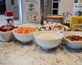 Foto del paso 1 de la receta: Arroz con champiñones y chorizo