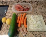 Foto del paso 1 de la receta: Pulpo con puré de verduras (todo en Airfryer)