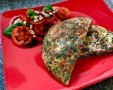 Foto del paso 4 de la receta: Tortilla de hojas de remolacha