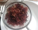 Foto del paso 1 de la receta: Salteado de Musgo rojo estrellado con salmón