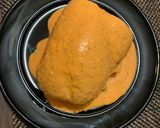 A picture of step 5 of Torta Ahogada with Red Sauce.