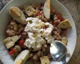Foto del paso 7 de la receta: Alubias de bote en ensalada con alcachofas y burrata