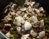 A picture of step 5 of Cheese chicken and veggies tortilla wrap.