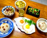月見初心黃金鵝油蔥雞絲飯(創意料理)的食譜步驟2照片