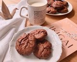 Hình bước làm 7 của món 💚 Bánh Brownie Cookies & Hạt Sô Cô La Đen