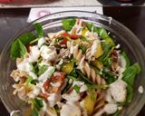 A picture of step 5 of My Wholemeal fusili Cheese Salad 😉.