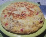 Foto del paso 2 de la receta: Tortilla de calabacines y patatas con piquillos