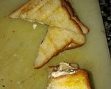A picture of step 3 of Curd paneer and corn sandwich.