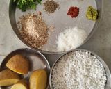 A picture of step 2 of Sabudana Vada.