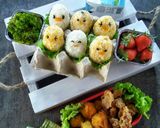 Foto langkah ke 9 dari resep Triple Rice Bento.