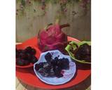 Diet Juice Dragon Fruit Blackberry Blueberry Blackcurrant langkah memasak 1 foto