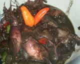Foto langkah ke 4 dari resep Tumis Cumi Hitam.