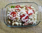 عکس مرحله 2 از دستور سیب زمینی و ژامبون تنوری