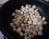 A picture of step 1 of Janmashtami special prasad bhog - Makhana Paag.
