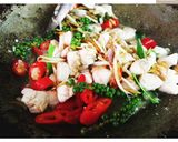 รูปขั้นตอนการทำที่ 5 ของ 🍗🌶️ผัดฉ่าอกไก่ - Thai stir-Fried Spicy Chicken