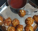 A picture of step 3 of Veg balls.