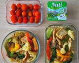 Hình bước làm 2 của món Lunch Boxes - Cơm đi làm chay