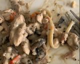 Foto langkah ke 5 dari resep Fettucine carbonara #dirumahaja.