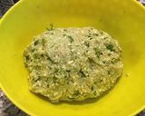 A picture of step 2 of Matar Paneer Burger.