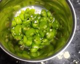A picture of step 2 of Ivy gourd sambhara.