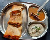 A picture of step 6 of Street style mysoor masala dosa.