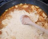 A picture of step 10 of My Yellow Coconut Curried Chicken & king Prawns. 😀.
